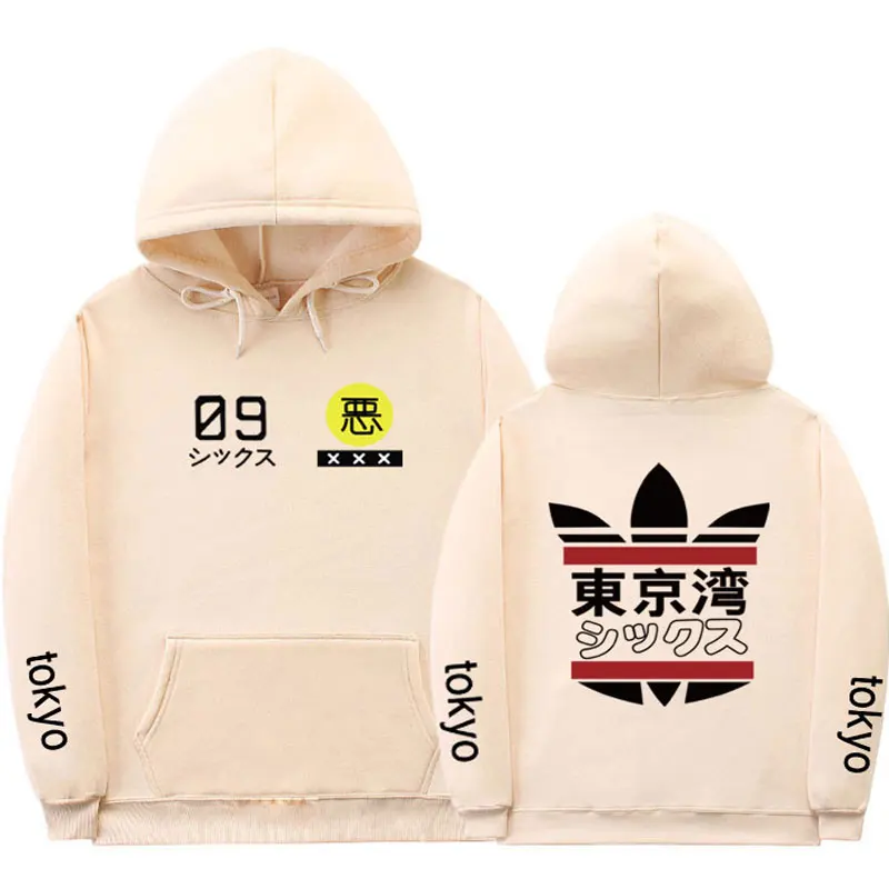 Fashion Japanese Streetwear Tokyo Bay hoodie Sweatshirt Multiple Colour ...