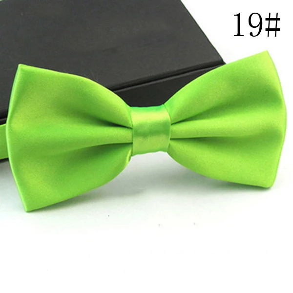 Men Apple Green Галстук-бабочка для мальчиков, высокое качество, галстук-бабочка, галстук, Homme Noeud Papillon Corbatas Hombre Pajarita, подарок для мужчин, рождественский подарок - Цвет: Men Apple Green