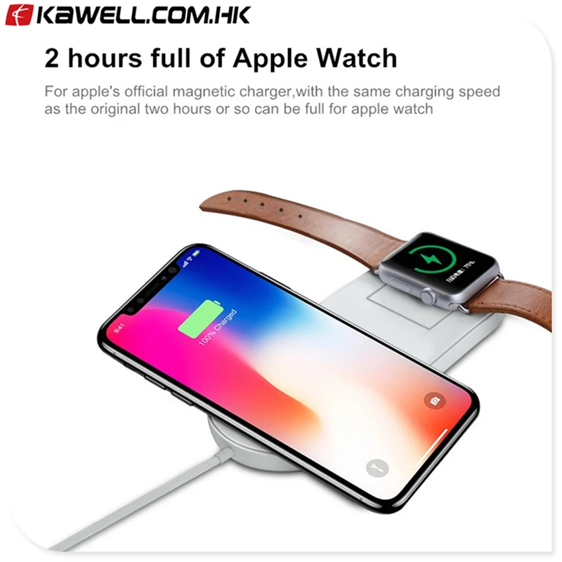 Wireless Charger For iPhone X 8 8 Plus Wireless Charger Pad Fast Charge For Apple Watch 3 wireless Charger for smart phone Wireless Charger For iPhone X 8 8 Plus Wireless Charger Pad Fast Charge For Apple Watch 3 wireless Charger for smart phone