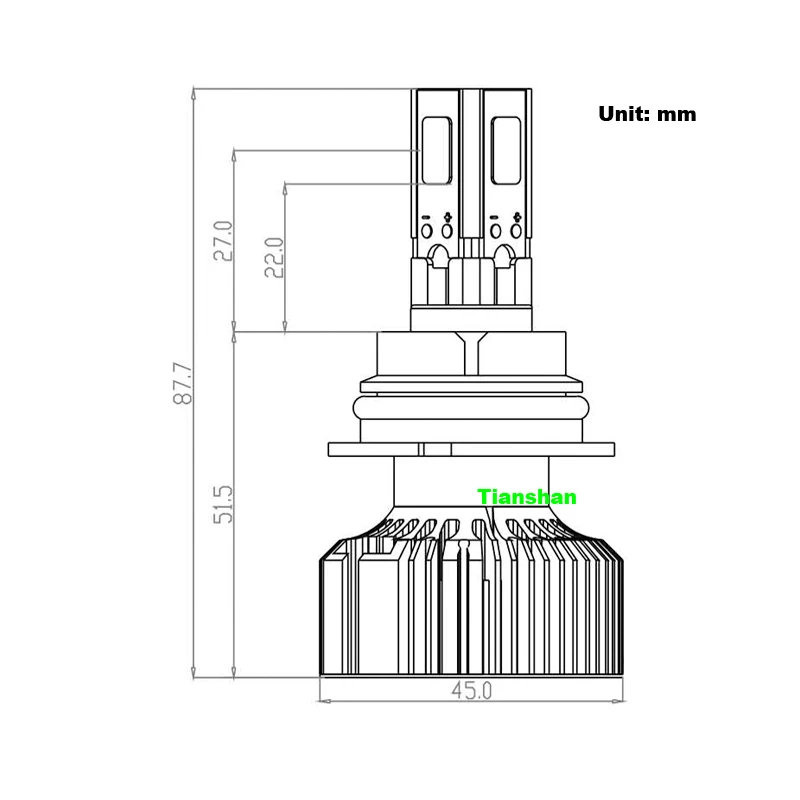 LED Car Headlight LH-A340-9004 -4