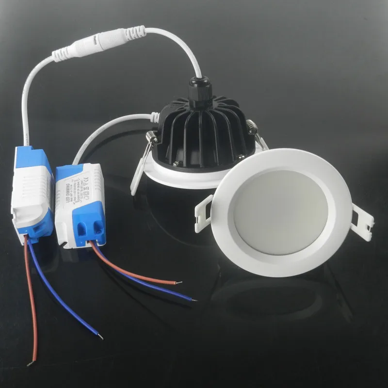 

Round Waterproof IP65 DC12V 5W 7W 9w LED down light high quality SMD 5630/5730 LED downlight Free shipping