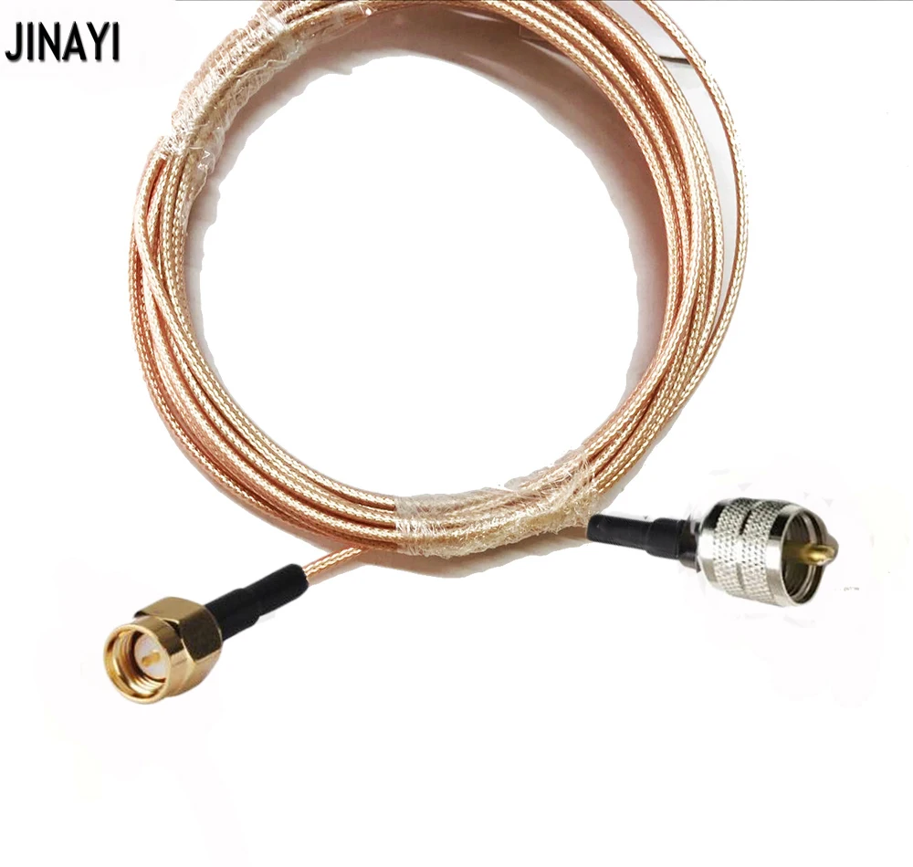 

SMA Male To UHF PL259 male RG316 RF Pigtail Jumper Cable 1m 3m 5m 10m