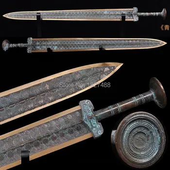 

collection Replica Sword of King Goujian waist knife Hand Forged Bronze