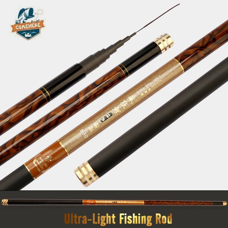 

2019 High Quality M Power High Carbon Fiber Telescopic Fishing Rods Hand Pole Ultra Hard Super Light Rod Feeder Carp Fishing Rod