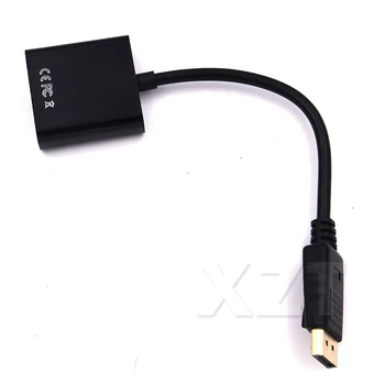 

PZ 10PCS 2017 New Black for HP/DELL Laptop PC Male To Female DP to HDMI Cable Display Port to HDMI Adapter Converter