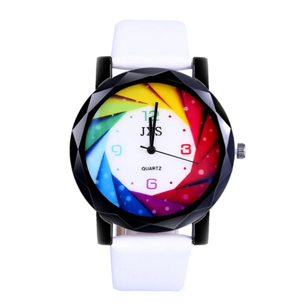 JXS Fashion Women Watches Women Fashion Luxury Leisure Set Auger Leather Strap Analog Multi color Dial Wristwatch For Gifts JXS Fashion Women Watches Women Fashion Luxury Leisure Set Auger Leather Strap Analog Multi color Dial Wristwatch For Gifts