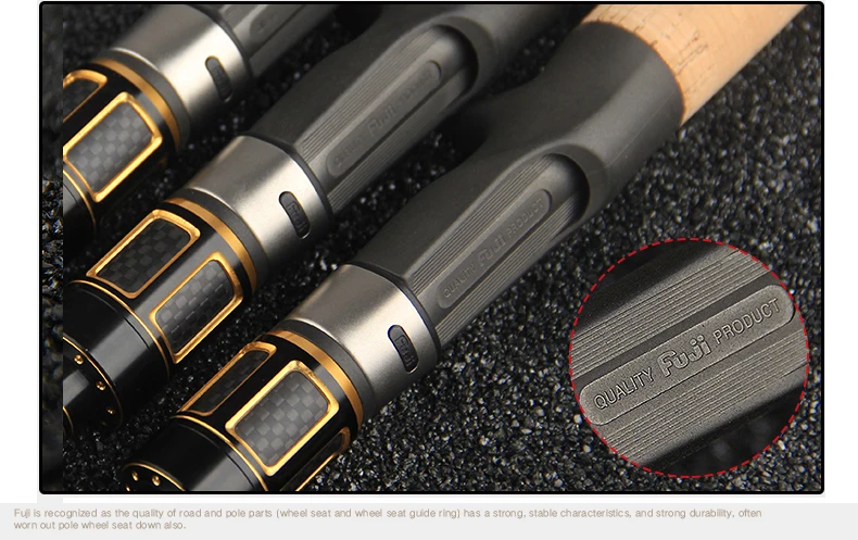 Spinpoler 2.1m 7' FULL FUJI PARTS Casting Type Fishing Rod Lure Weight 7-30g Super Power High Carbon Saltwater Beach Casting Rod  (7)