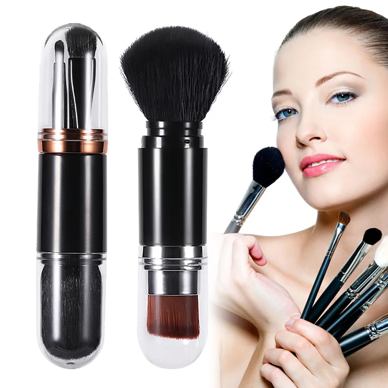 New shelves Double Head Multi-function Makeup Brush Eye Shadow Blush Portable Makeup Tool 789