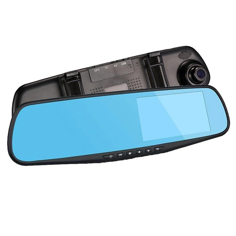 Драконский вагон 4 3 &quot1080 P Автомобильное зеркало заднего вида dvr автомобиль full HD