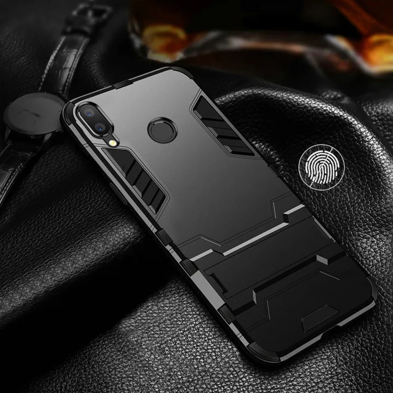 For Xiaomi Redmi Note 7 Case Luxury Hybrid Hard PC+TPU Rugged Armor Phone Case For Redmi Note 5 Pro Shockproof With Stand Cover For Xiaomi Redmi Note 7 Case Luxury Hybrid Hard PC+TPU Rugged Armor Phone Case For Redmi Note 5 Pro Shockproof With Stand Cover