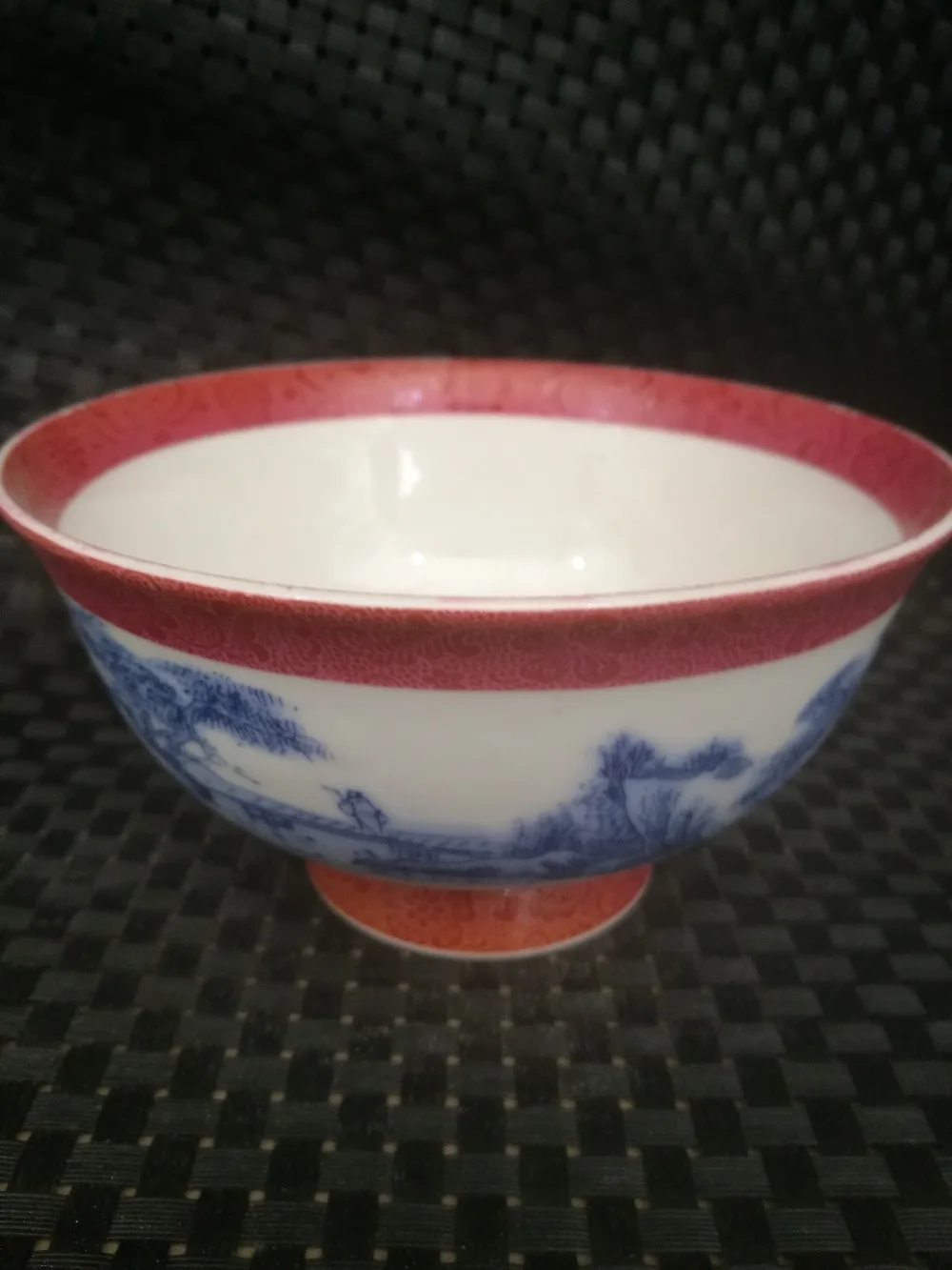 Китайская старая фарфоровая чаша пастельный сине белая чаша|pastel blue|bowl bluebowls porcelain