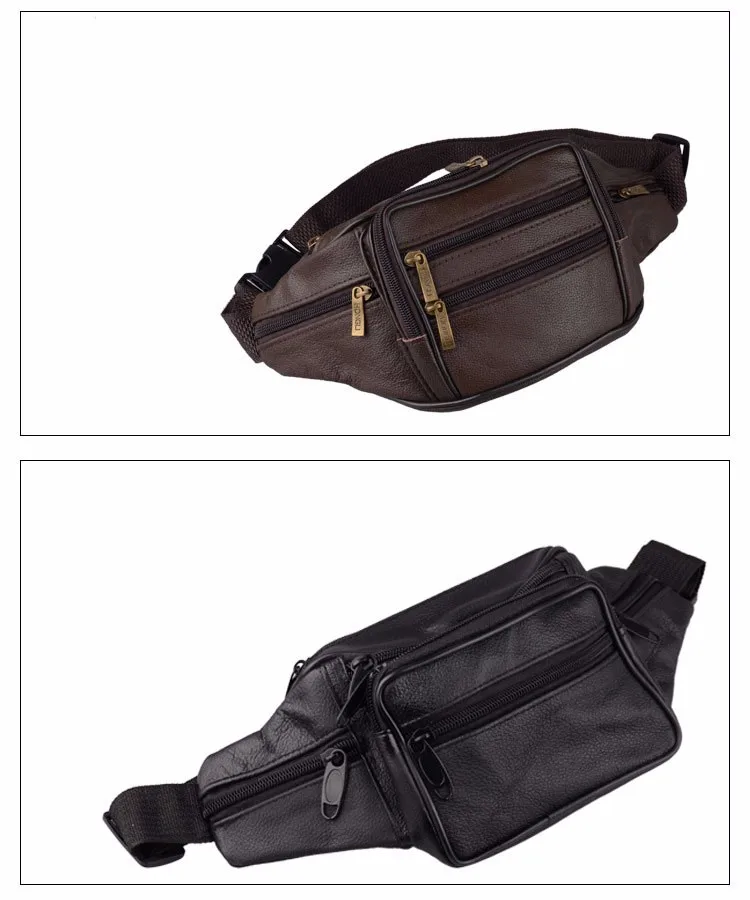 Оригинальная брендовая кожаная сумка из овечьей кожи Повседневное Для женщин Для мужчин талии рюкзак поясные сумки кошелек мобильный чехол для телефона с текстурой P072