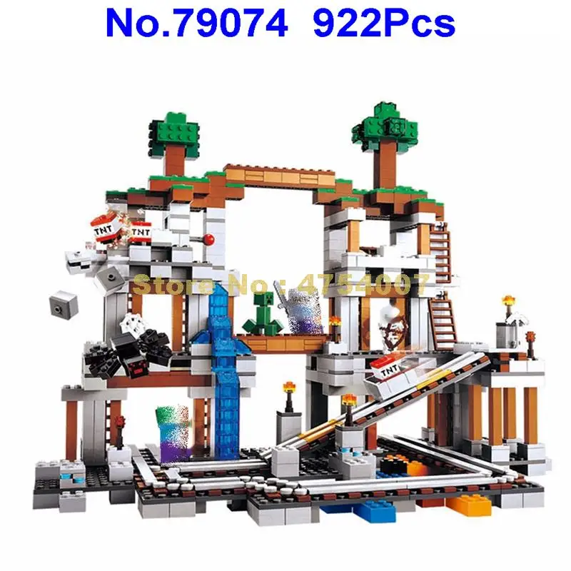 

79074 922pcs my world the mine lele building block 21118 Toy