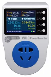 PR10-A AU 10A plug/регистратор электропитания/счетчик энергии/может измерить/запись/Будильник/синхронизации/0,1 ~ 2500 Вт