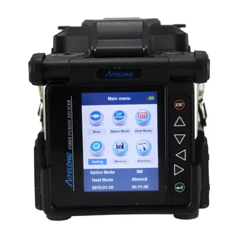 

Fiber optic fusion machine sat-17s six Motors Automatic Intelligent Optical Fiber Fusion Splicer FTTH