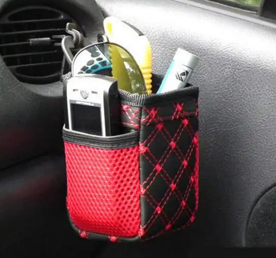 

30% OFF 1Pc Car Mesh Storage Bag Cargo Net Holder Trunk Auto Elastic Storage Sticker pocket net mobile pocket