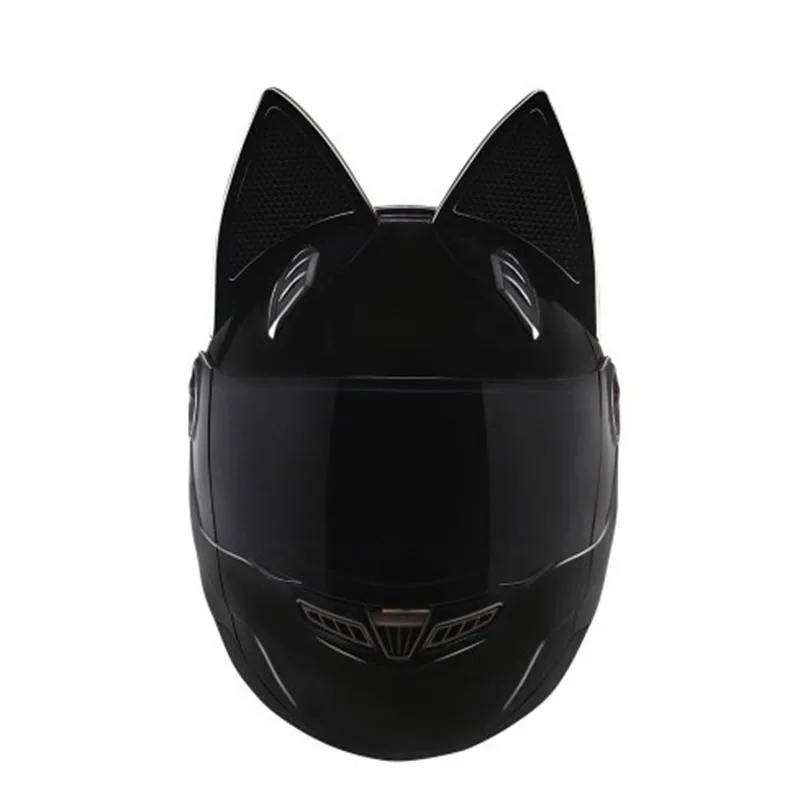 

Black Cat Motorcycle Safety Adult helmet motorcross full face helmet casque moto chopper motorcycle cuatrimoto in winter season