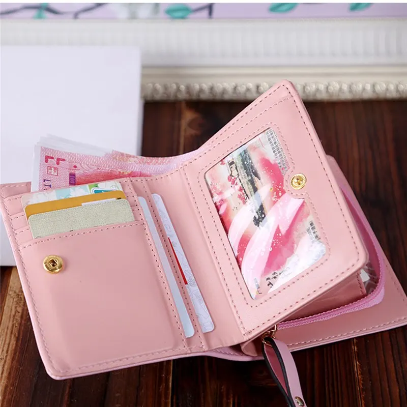 بو الجلود Bifold صور عملة بطاقة أصحاب السيدات الوظائف مخلب محفظة جميل الكرتون لطيف القط محفظة صغيرة النساء بو الجلود Bifold صور عملة بطاقة أصحاب السيدات الوظائف مخلب محفظة جميل الكرتون لطيف القط محفظة صغيرة النساء