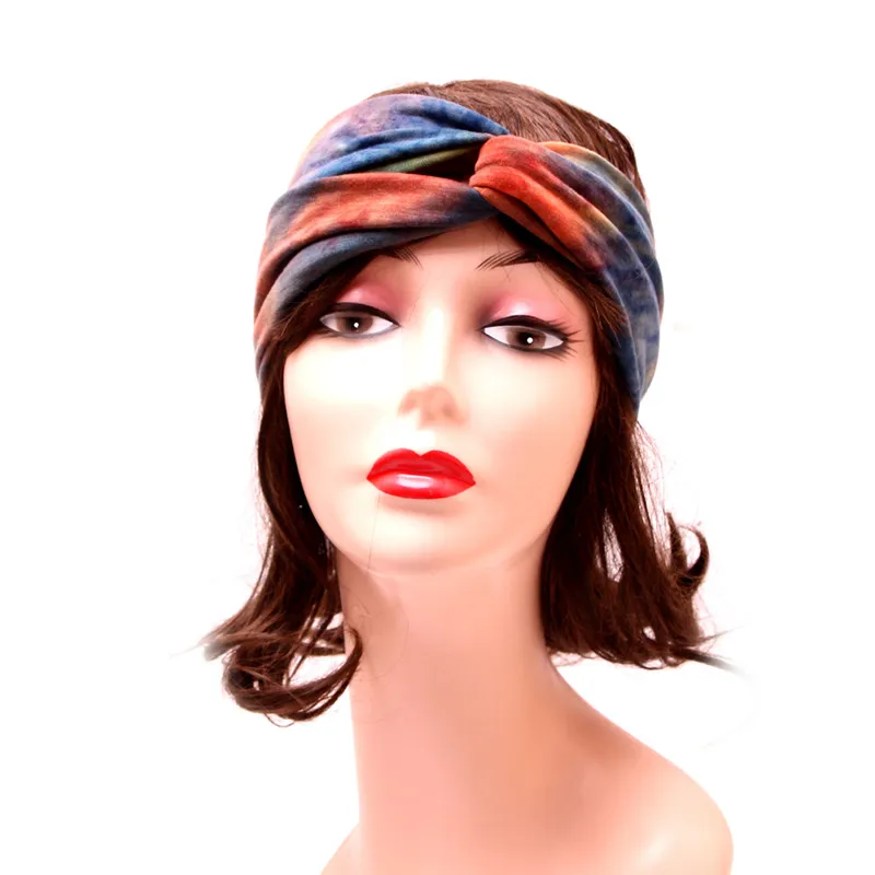 

Bohemian Style Women's Skullies & Beanies Soft Windproof Head Decoration Summer Soft Twist Splice Breathable Without Caps W002