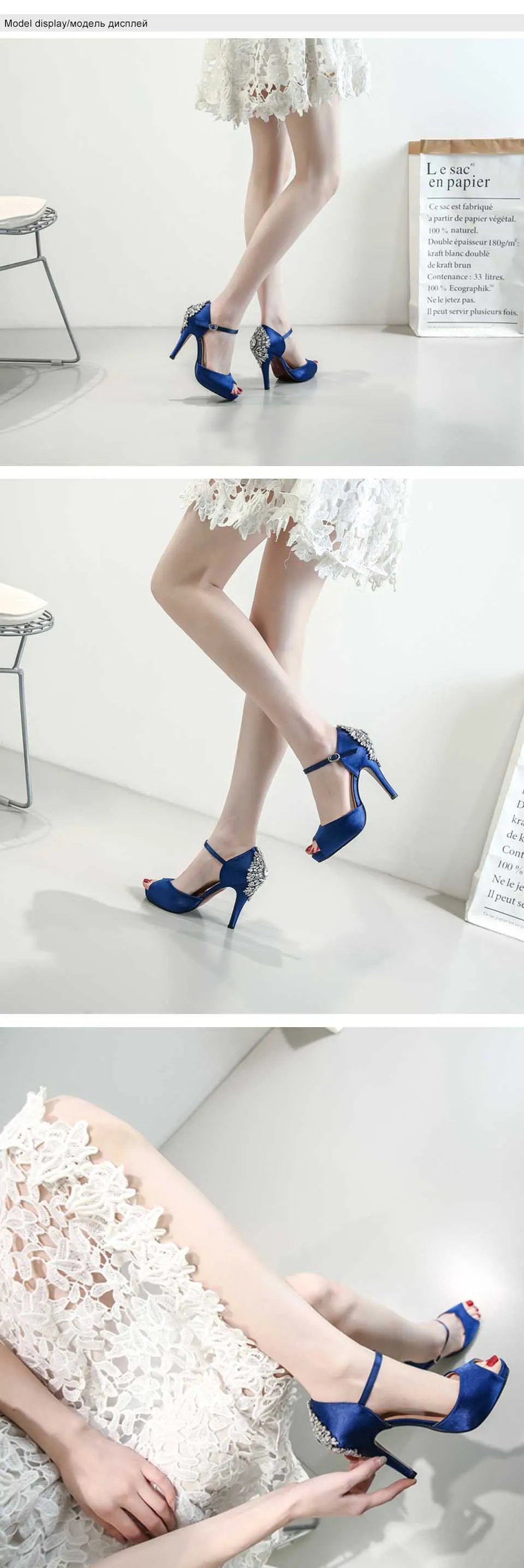 Для женщин женские туфли-лодочки на высоком каблуке; Фирменная женская обувь весенне-летняя обувь Обувь с открытым носом для вечеринок; застежке и с ремешками, повседневная обувь размера плюс де