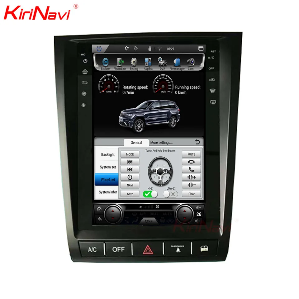 KiriNavi Android автомобильный Радио Gps навигатор для Lexus GS300 GS350 GS400 GS430 GS460 мультимедийный автомобильный аудио dvd-плеер Bluetooth wifi