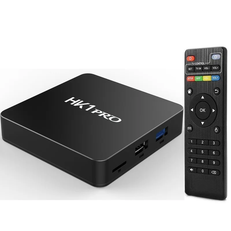HK1 PRO Android 8.1 TV Box 4GB LPDDR4 64GB ROM  Amlogic S905X2 Quad Core USB 3.0 2.4G 5G WiFi Bluetooth 4K HD Smart Set Top Box