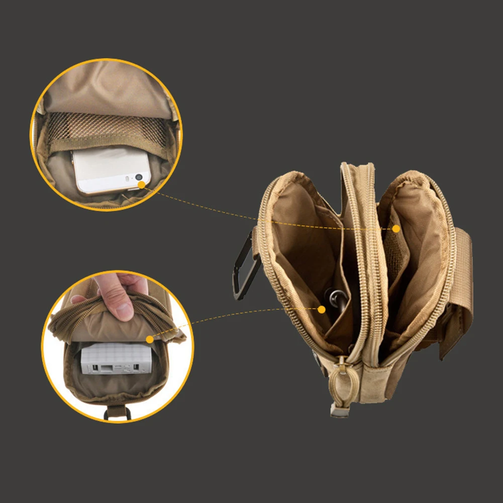 Мужская спортивная тактическая Водонепроницаемая поясная сумка для телефона, мини-крючок, поясная сумка