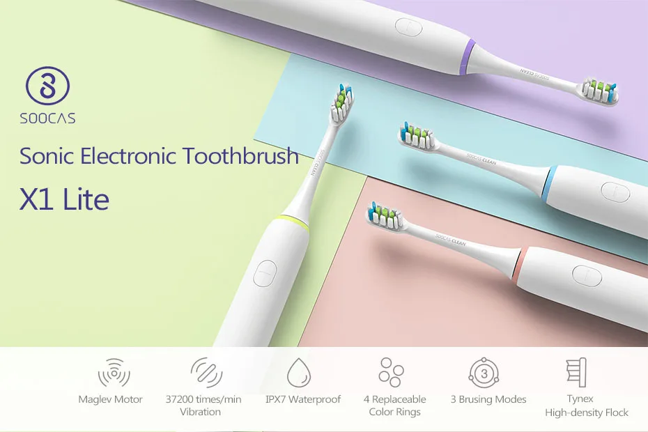 Xiaomi-Soocas X1-Sonic-Electric-Toothbrush-Ultrasonic-Automatic-Waterproof-Rechargeable-Toothbrush-Dental-Health-Care-1