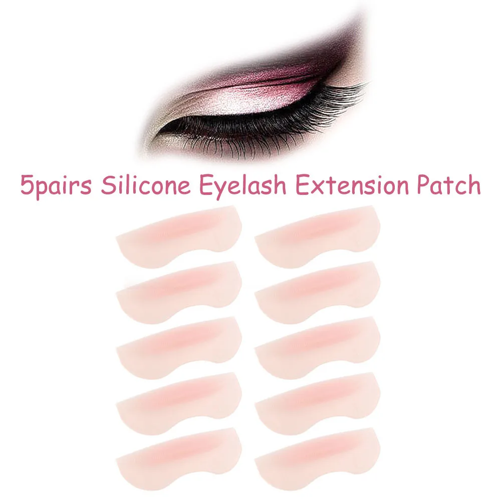 

10PCS/5Pair Different Sizes Perming eyelashes pad Silicone Eyelash Perming Curler Curling False Eye Lashes Shield Pad Curlers US