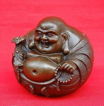 

The opening of Maitreya copper Buddha smiling Buddha Maitreya Jushi evil treasure ornaments