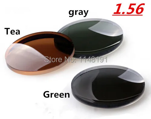 

HD 1.56 refractive index sun glass Gray. Tea. Black. Mild myopia men women myopic astigmatism prescription lens UV400 eye lenses