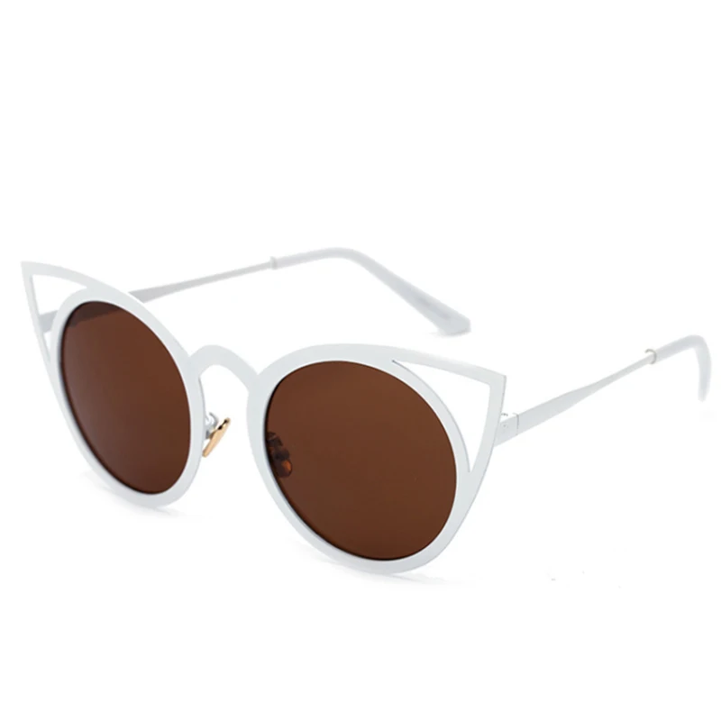 Модные солнцезащитные очки "кошачий глаз" для женщин, фирменный дизайн, солнцезащитные очки для женщин, Винтажные Солнцезащитные очки "кошачий глаз", зеркальные цветные линзы для женщин, RS167 - Цвет линз: RS167 C5
