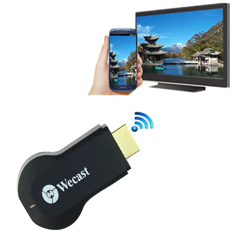 Wecast C2 OTA Miracast DLNA Wi-Fi дисплей приемник ключ Airplay HDMI 1080P