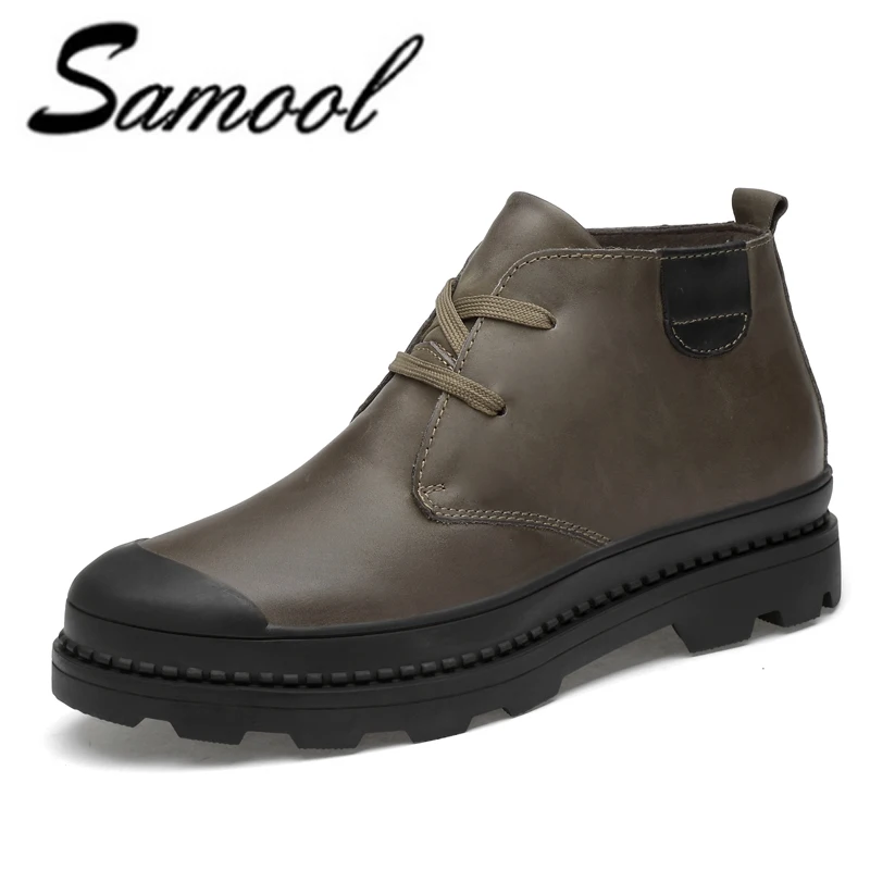 

Martin Boots Outdoor Working Men High Quality Genuine Leather Winter Snow Boots Men Boots Winter Waterproof Ankle Boot XX4