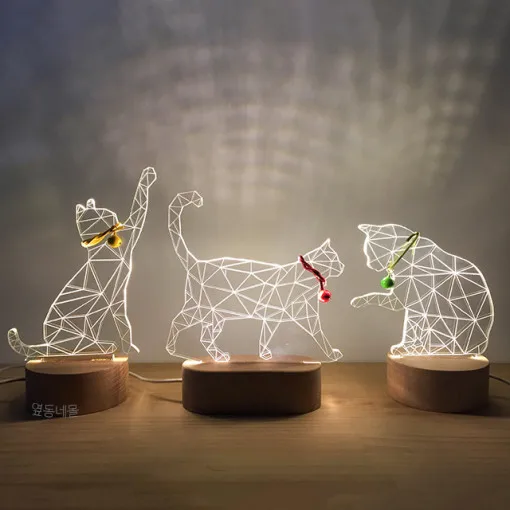 

3D Novelty Lighting acrylic holiday decorations for home house of novelty constellation lamp led furniture