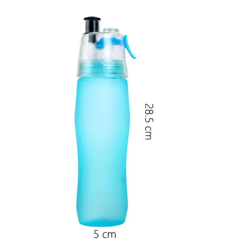 740ml Cycling Running Water Drinking Bottle Misting Spray Healthy Sports Cup