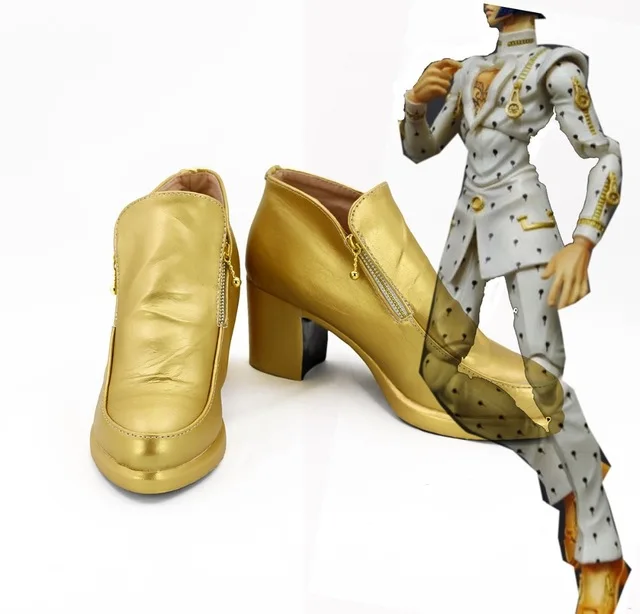 

JOJO Shoes JOJO'S BIZARRE ADVENTURE Bruno Bucciarati Cosplay Shoes Boots Custom Made European Size