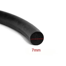 3 meters DIY epdm black O auto door seal protector car door foam rubber sealing filler