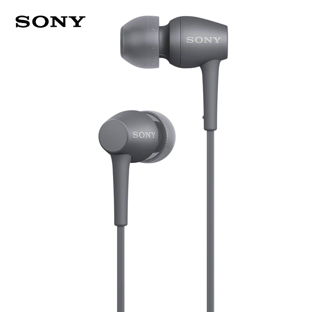 Наушники SONY IER-H500A 3,5 мм, наушники, стерео музыкальные наушники, гарнитура для смартфона, гарнитура с микрофоном для Xperia Z 1 2 3 10P XZ S - Color: Black