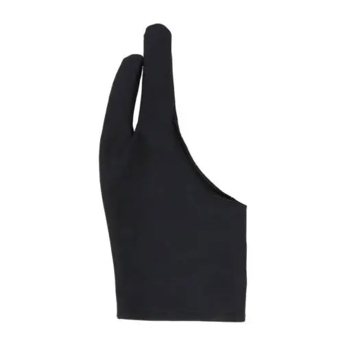 Professional Artist Drawing Glove for Huion Graphic Tablet Drawing Two Finger Anti-fouling Glove New Fashion