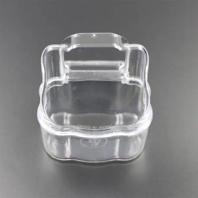 6 Pcs Cage Parrot Cage Special Transparent Water Splash Plugin Box Bird Water Feeder Bowl Plastic Birds Finches Pigeon Supplies 2