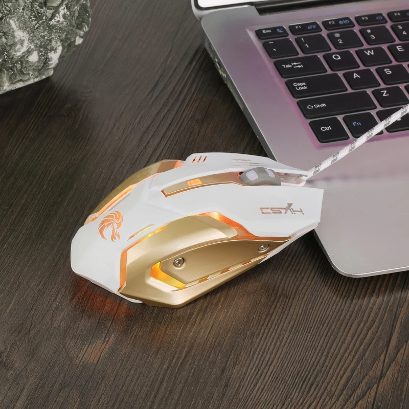Проводная светодио дный игровая мышь 7 кнопок светодиодная оптическая USB компьютерная мышь геймер мыши для компьютера Ноутбук 5500 dpi