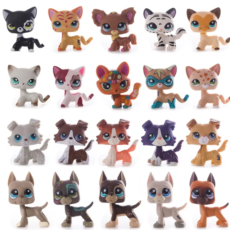 Игрушки из коллекции Pet Shop Lps старые фигурки кошек колли короткой шерсти игрушки