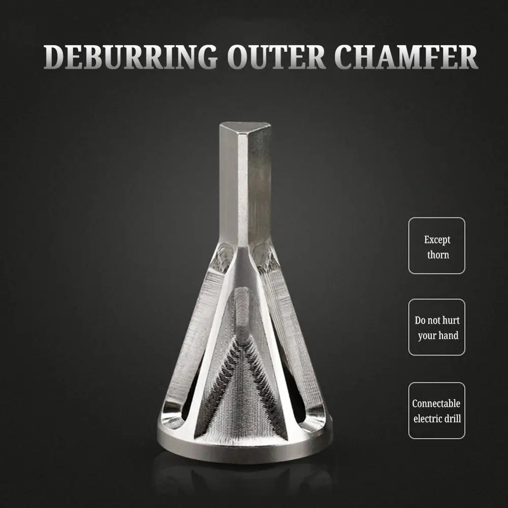 Drop Shipping Stainless Steel Deburring External Chamfer Tool High Strength Hardness Drill Bit Remove Burr Hot Fashion | Инструменты