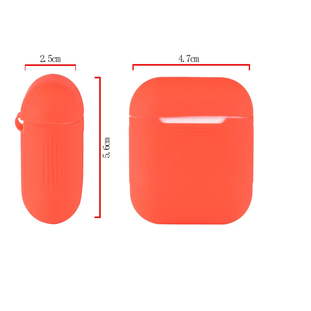 Силиконовый противоударный чехол для наушников для Apple AirPods