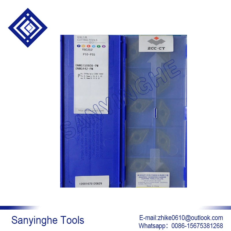 free shipping high quality 10pcs/lots YBC252 DNMG150604-PM cnc carbide turning inserts | Инструменты