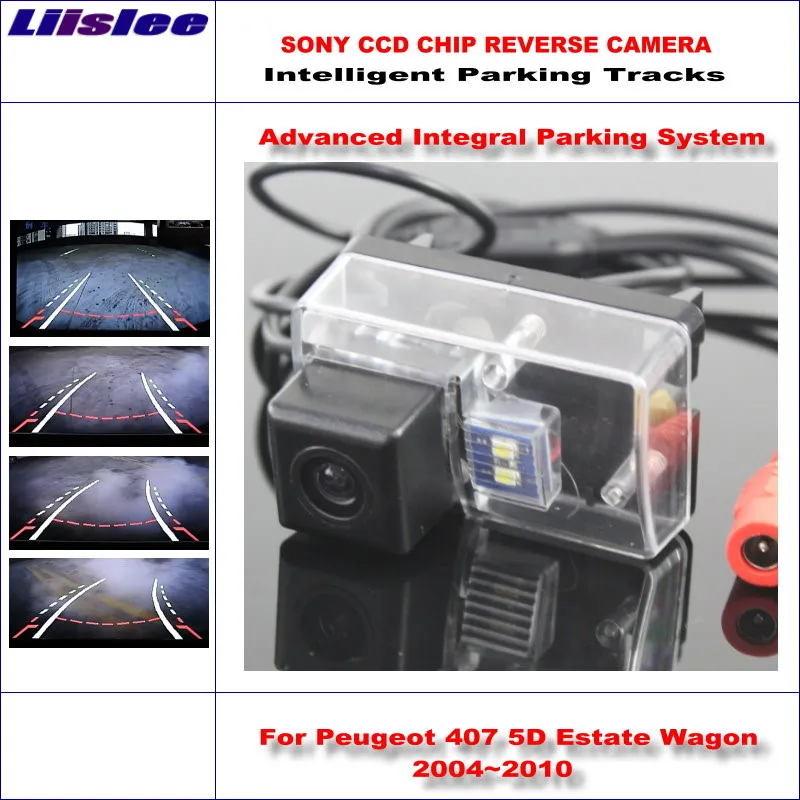 

Liislee Intelligentized Reversing Rear Camera For Peugeot 407 5D Estate Wagon 2004~2010 Rear View Back Up Dynamic Guidance Track