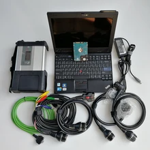Star Diagnosis C5 SD C5 для легковых и грузовых автомобилей+ HDD 320GB+ X201t Подержанный ноутбук планшет Авто Звезда диагностический инструмент MB Star C5