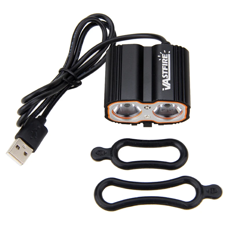 Front Bike Lamp 8000LM 2X XM-L T6 LED Cycling Headlights Bicycle Light Bike Headlamp USB 5V Port MTB Riding Lights