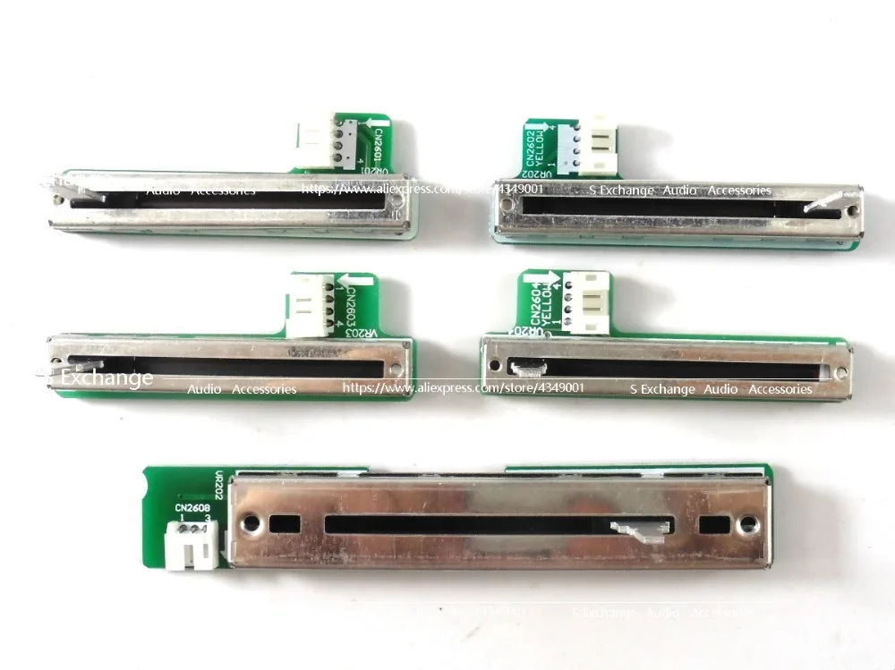 5 teile/los CH1 CH2 CH3 CH4 X FADER FÜR Pioneer DJM 800 DWX2537 2538 2539 2540 2541